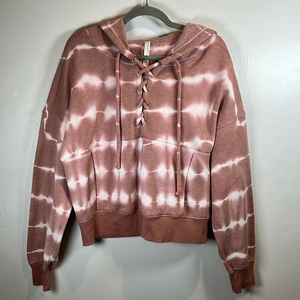 Free People | FP Movement Sweatshirt Tie Dye Believer Hooded Top | Medium